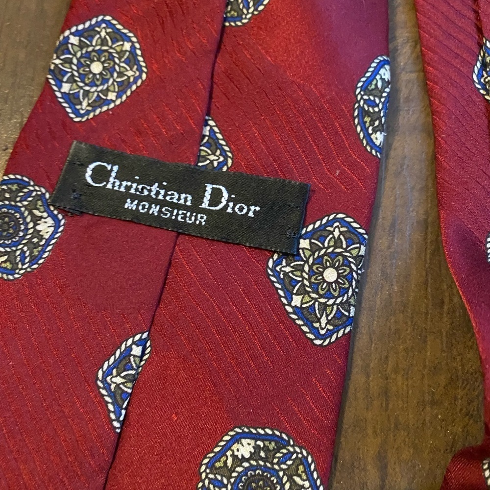 Christian Dior silk tie - Picture 3 of 6